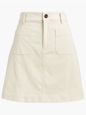 J. Crew Lizzie Patch Pocket Mini Skirt
